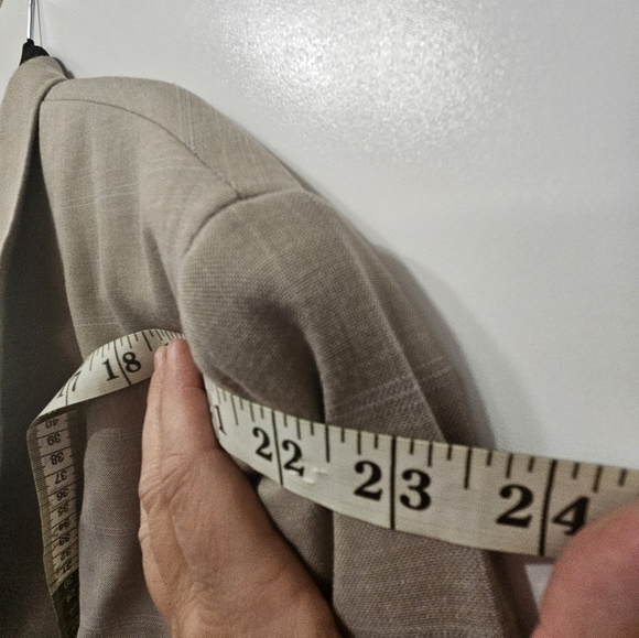 Steve Harvey Collection Beige Suit Jacket - Picture 7 of 14